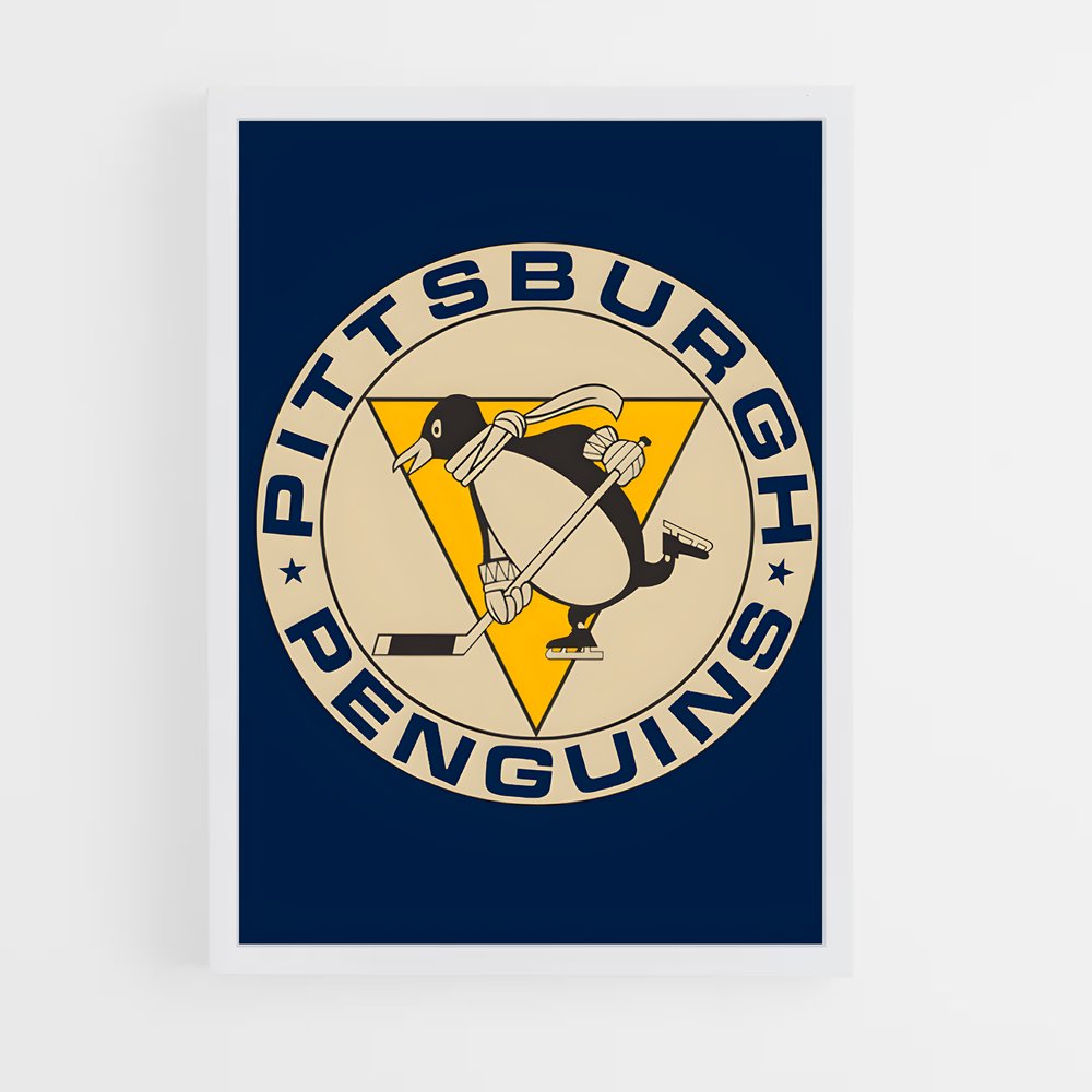 Poster Penguins Power – affiche Hockey sur glace (vue 3)